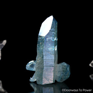 Aqua Aura Quartz Crystal Pleiaidian Starbrary Portal Time Link Crystal