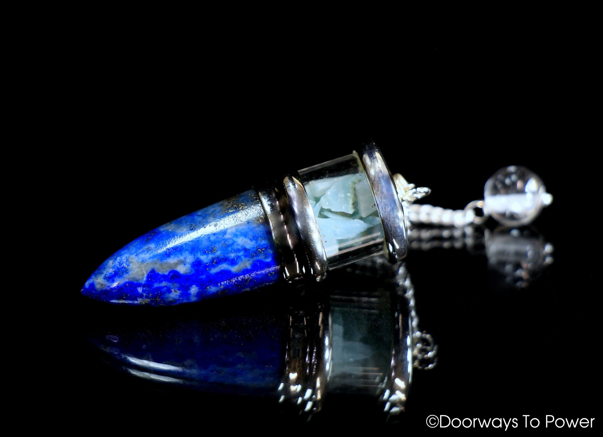 Lapis Lazuli & Aquamarine Pendulum 