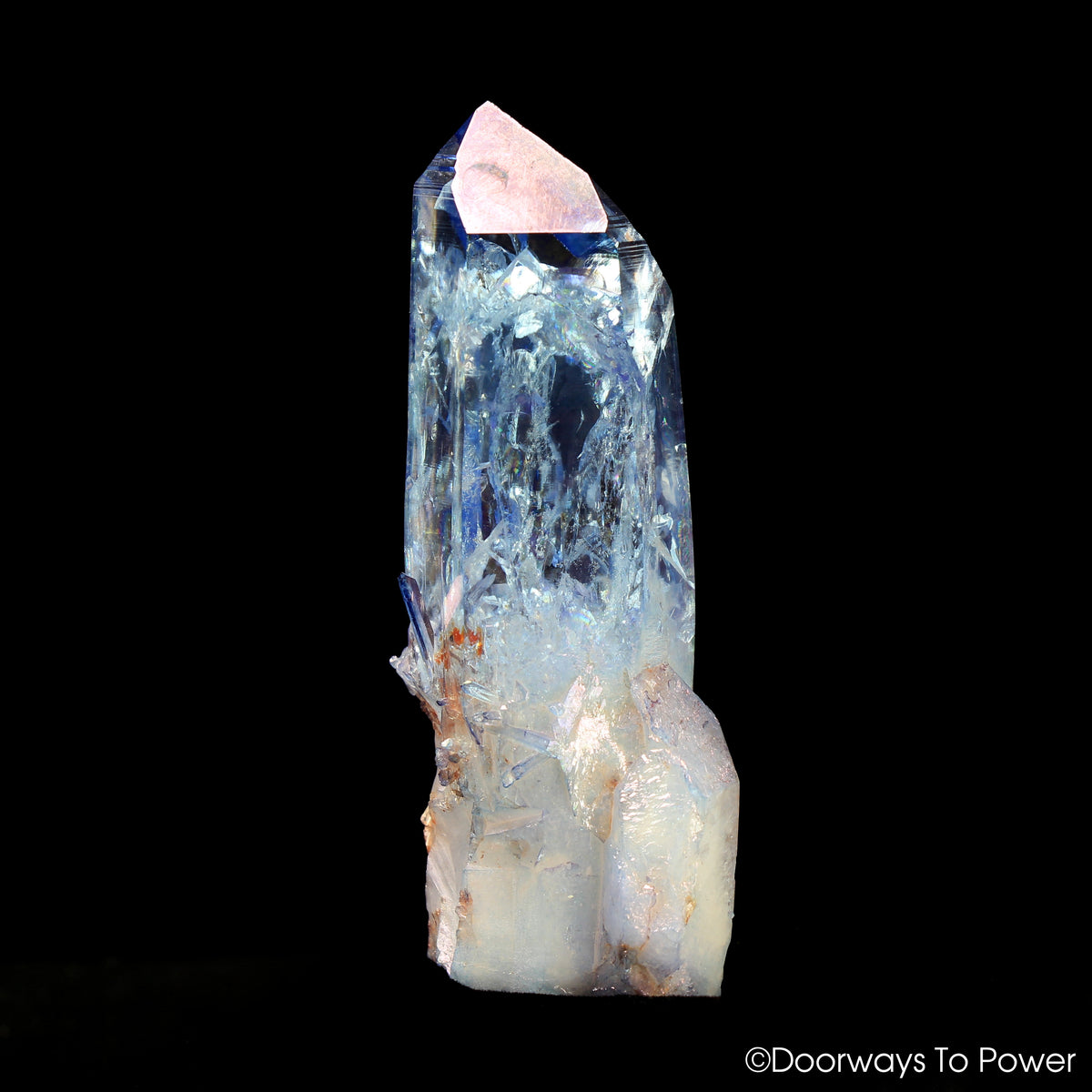 Tanzan Indigo Aura DT Master Initiation Channeling Rainbow Grounding Crystal