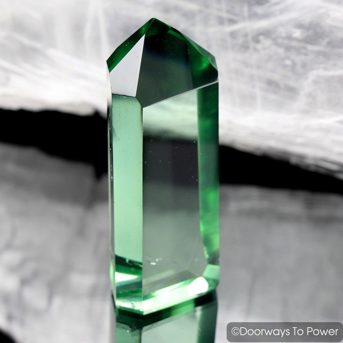 John of God Crystal Green Obsidian Blessed & Energized