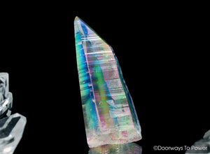  Colombian Lemurian Angel Aura Quartz Crystal