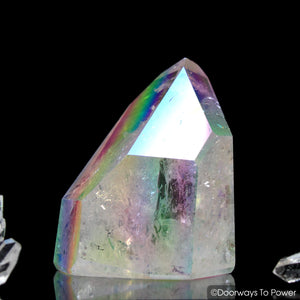 Angel Aura Lemurian Seed Quartz Crystal