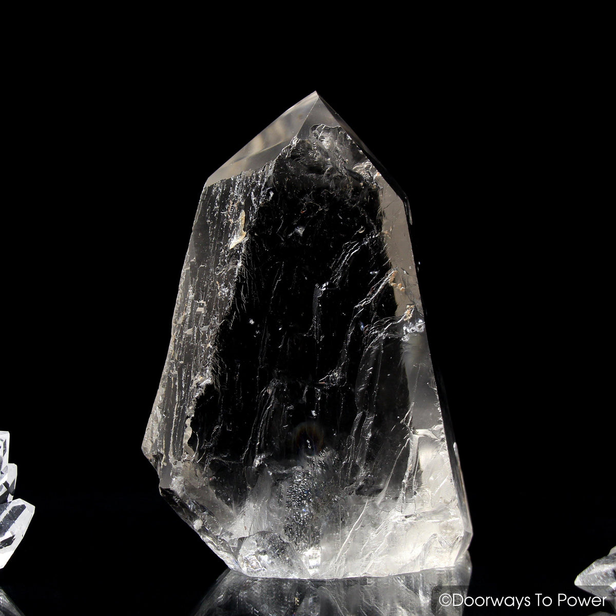 Lemurian Quartz Crystal 'Light Language Royalty' 9D Energy Gateway