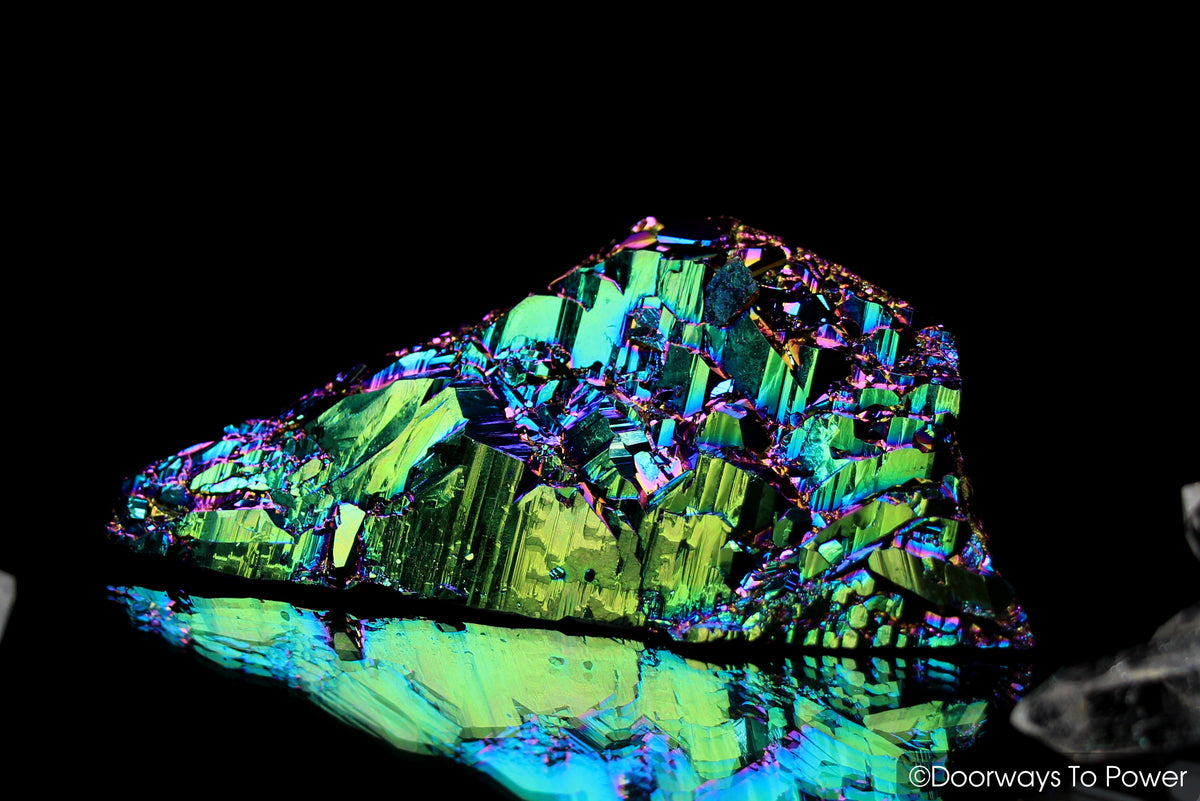 Titanium Aura Quartz DT Master Record Keeper Crystal 'Frequency Shifter'