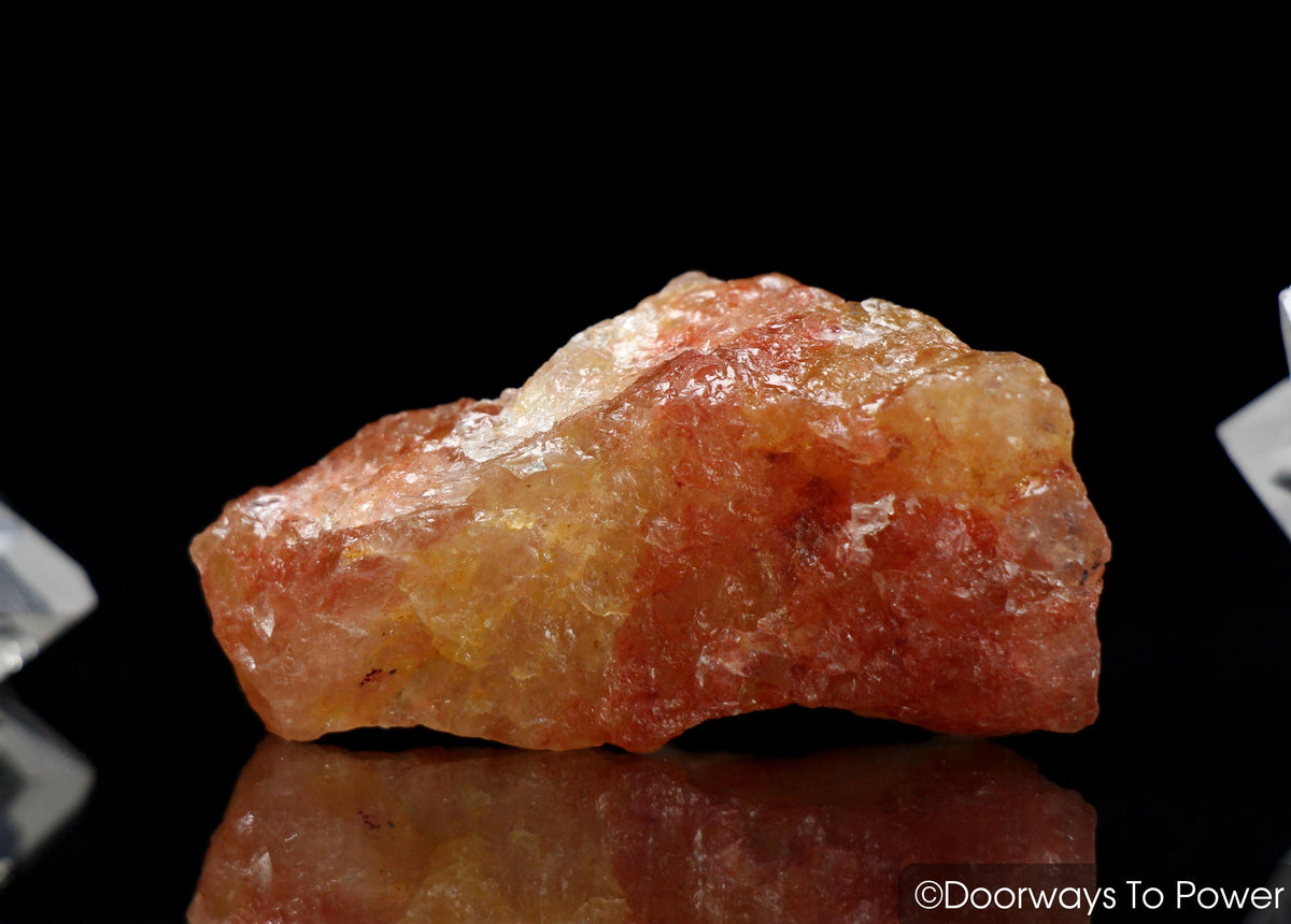Himalaya Red Gold Azeztulite Crystal "Abundance Stone'