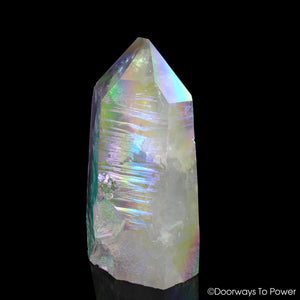 Angel Aura Lemurian Seed Pleiaidan Starbrary Record Keeper Manifest Spirit Crystal Point "Heavenly Realm" 7 lbs