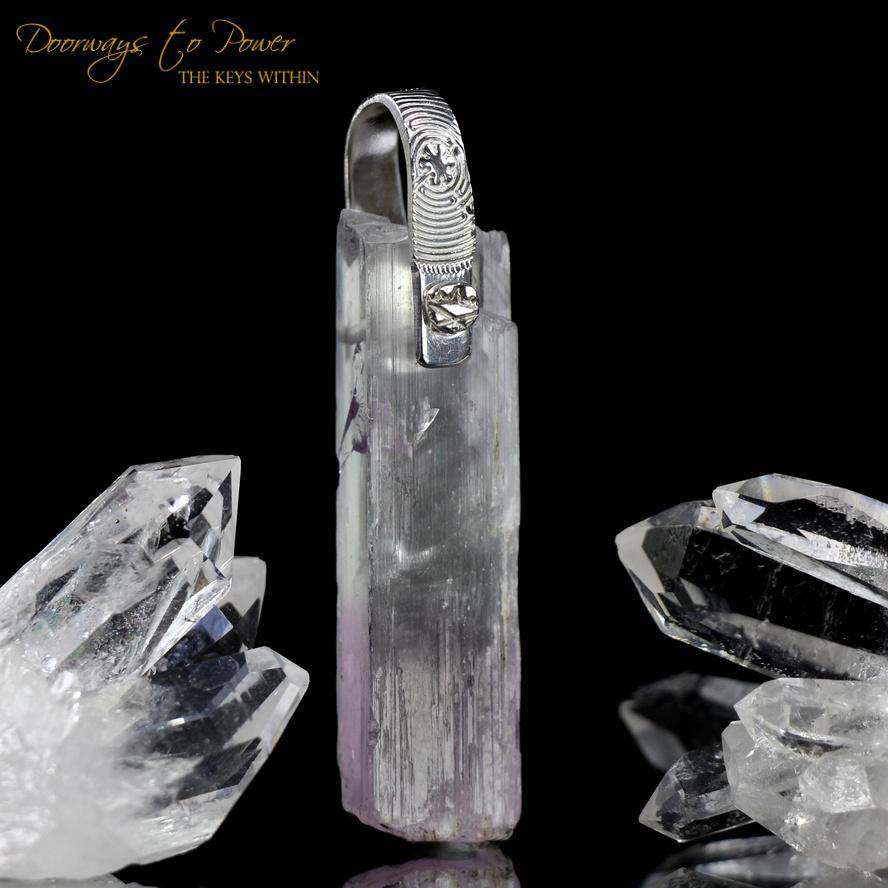 Kunzite Light Language Pendant ™ .925 SS