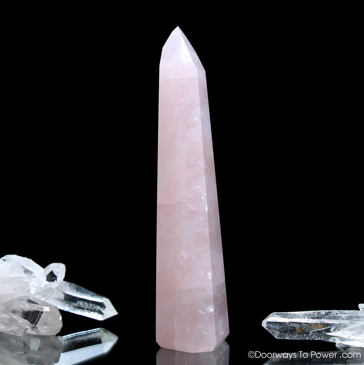 John of God Casa Crystal Rose Quartz Temple Heart Dow