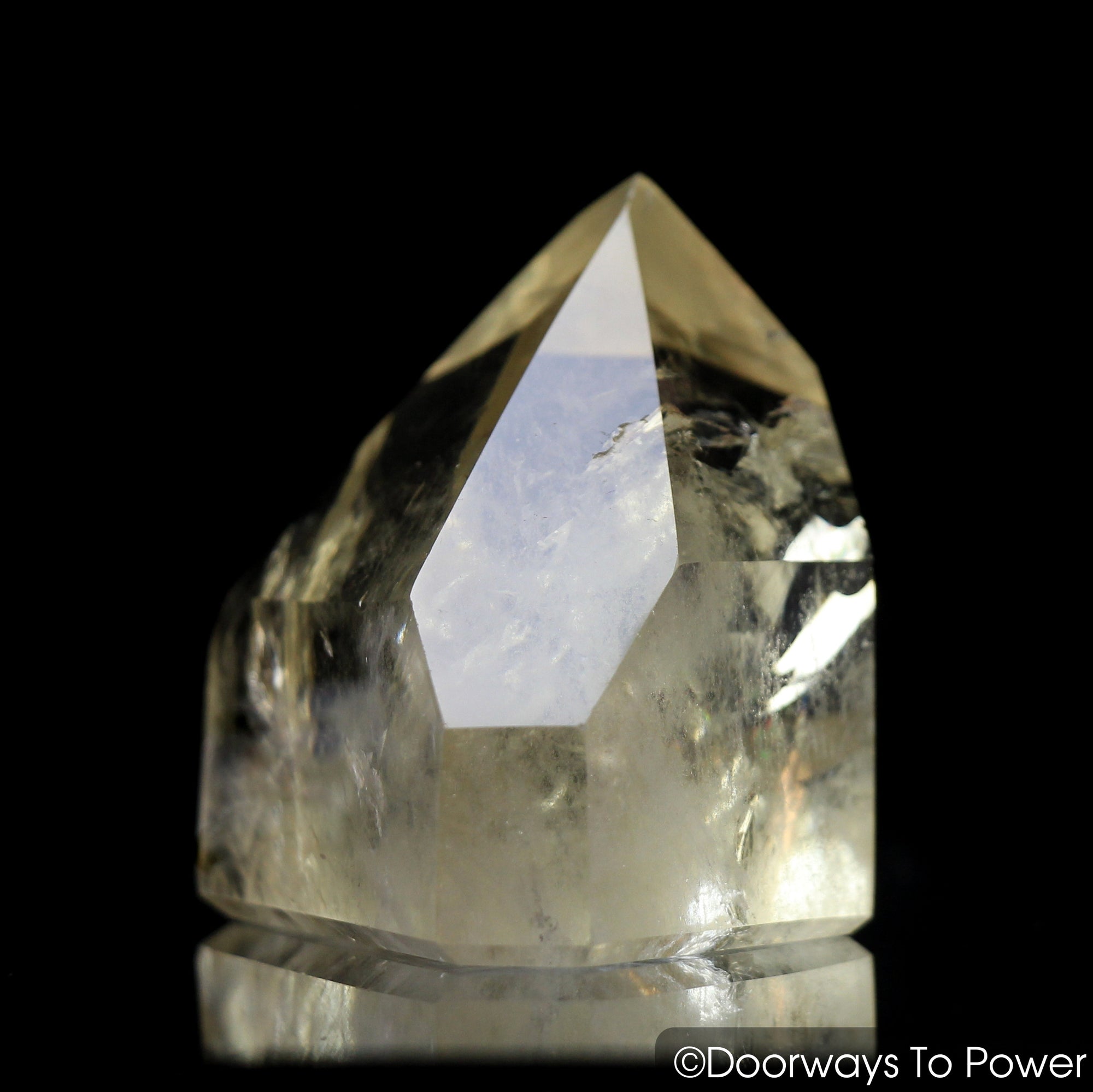 John of God Crystal Citrine 'Abundance Stone' Manifest Spirit Isis Casa Crystal Point