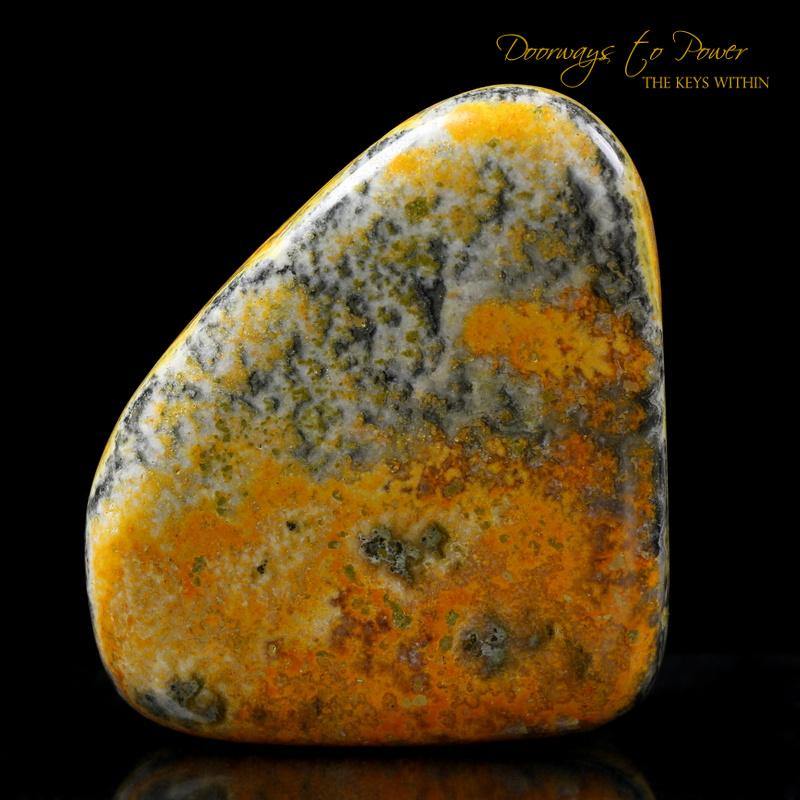 Bumble Bee Jasper Crystal Altar Stone