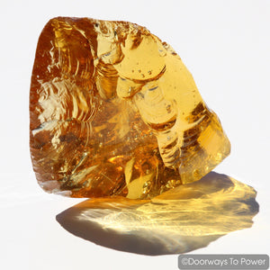 Lemurian Etherium Gold Andara Crystal 'Light Energy'