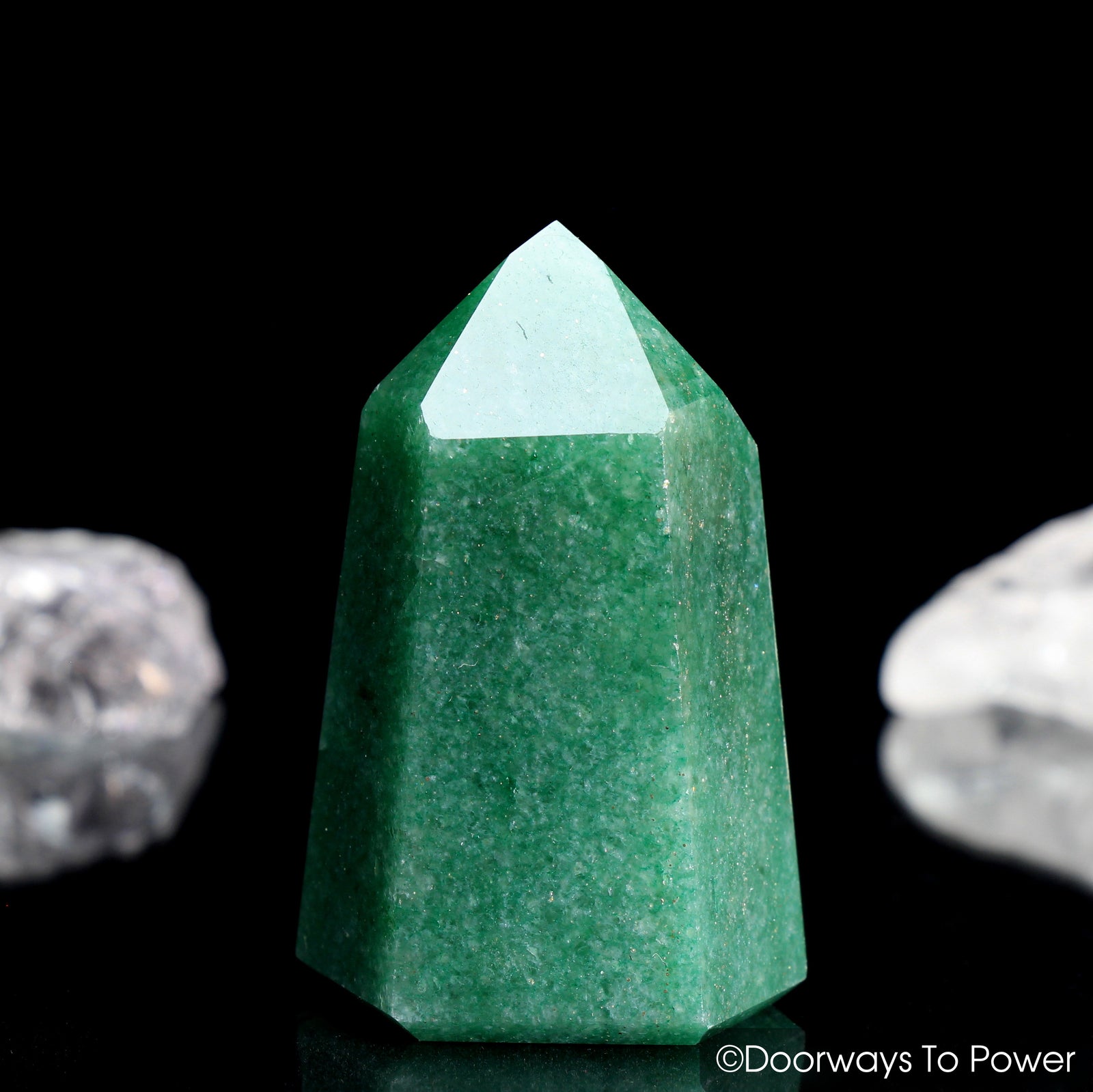 John of God Green Aventurine Master Integration Transmitter Crystal 'PROSPERITY'