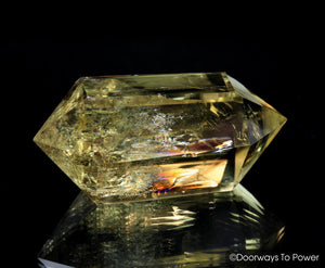 John of God Citrine Double Terminated Phantom Quartz Casa Crystal 