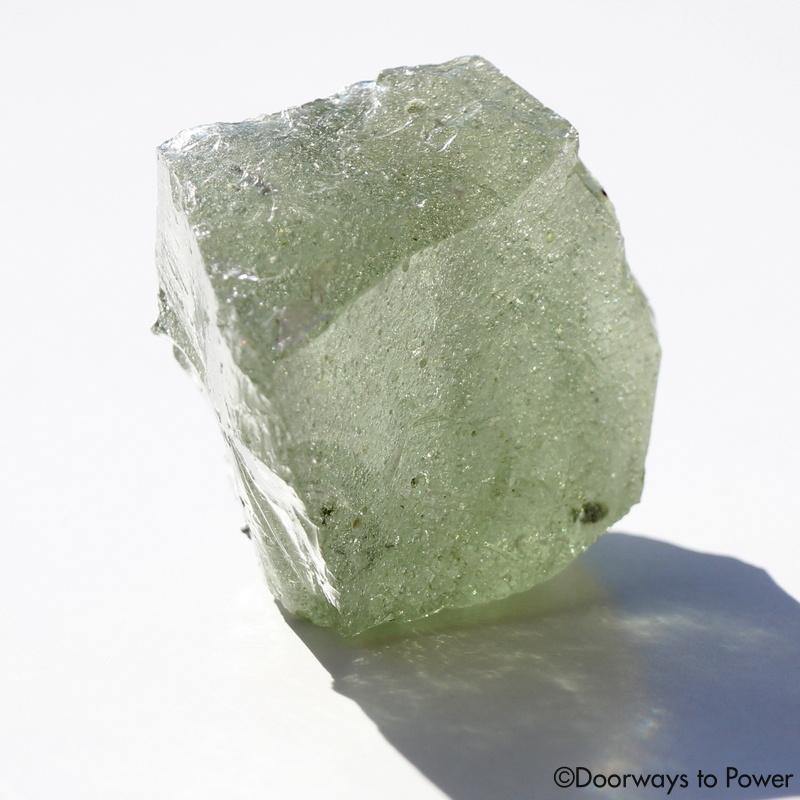 Tibetan Green Sea Foam Elder Andara Crystal 'Mahatmas Wisdom'