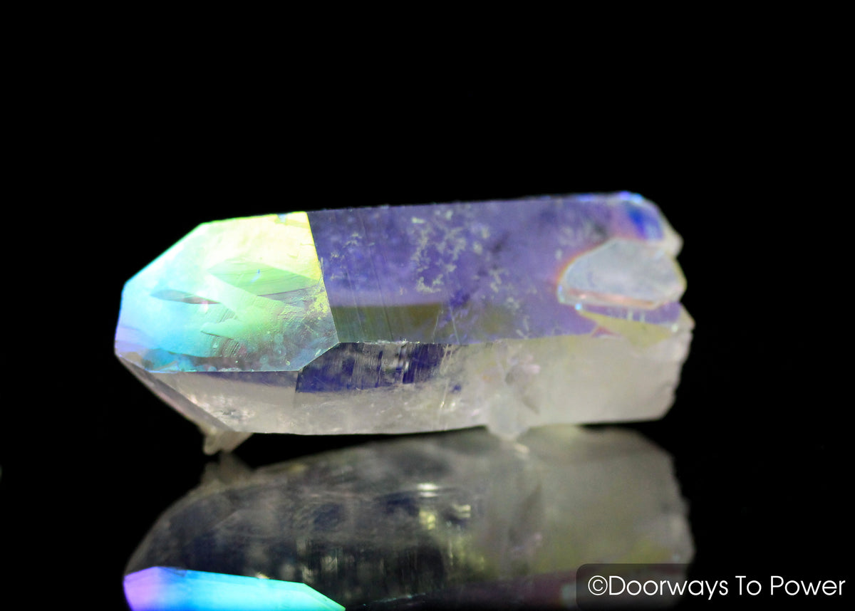 Angel Aura Lemurian Seed Quartz Master Record Keeper ET Crystal