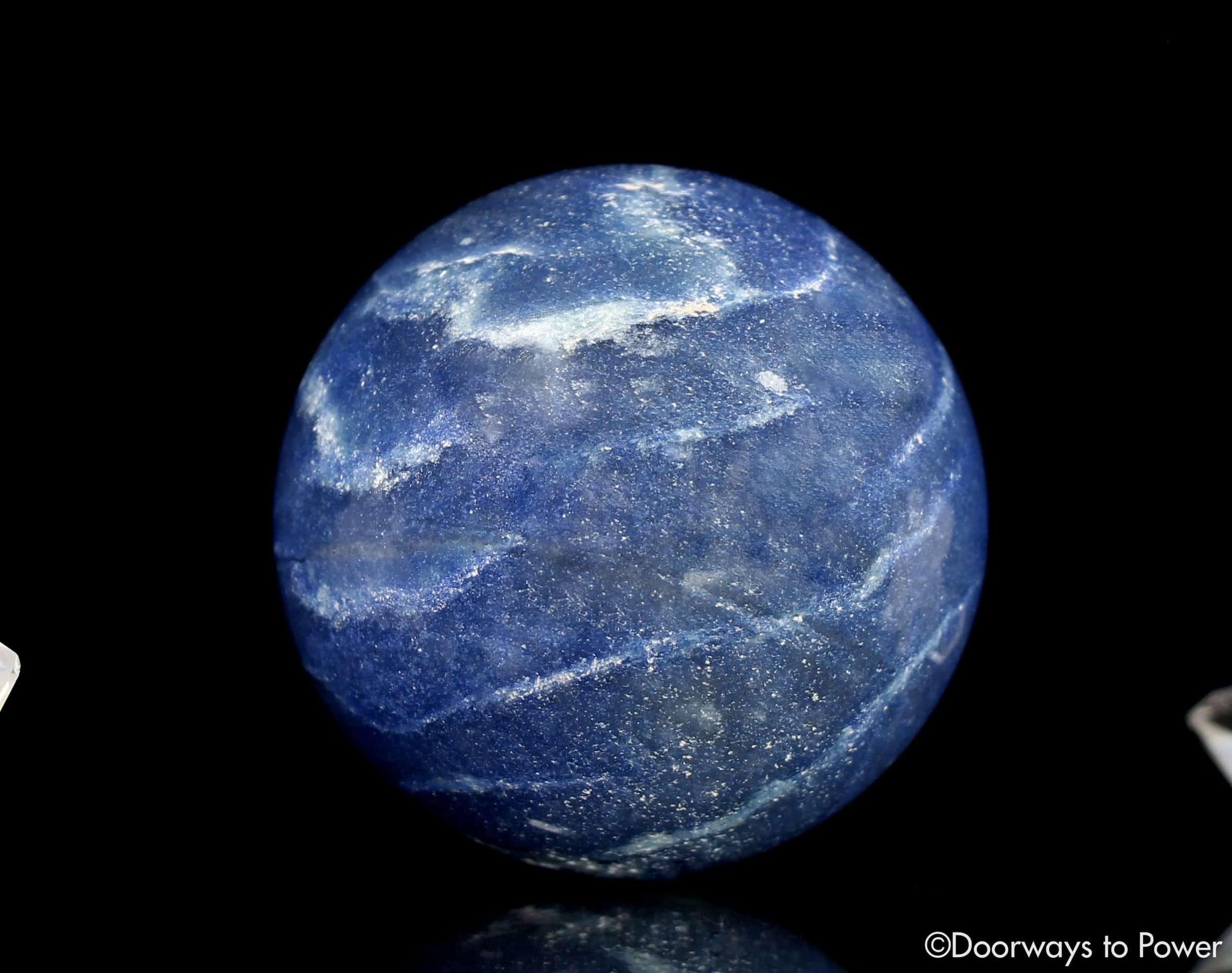 Dumortierite Crystal Sphere