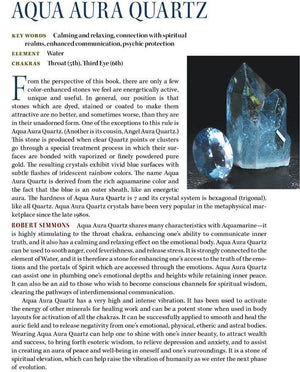 Aqua Aura Metaphysical properties
