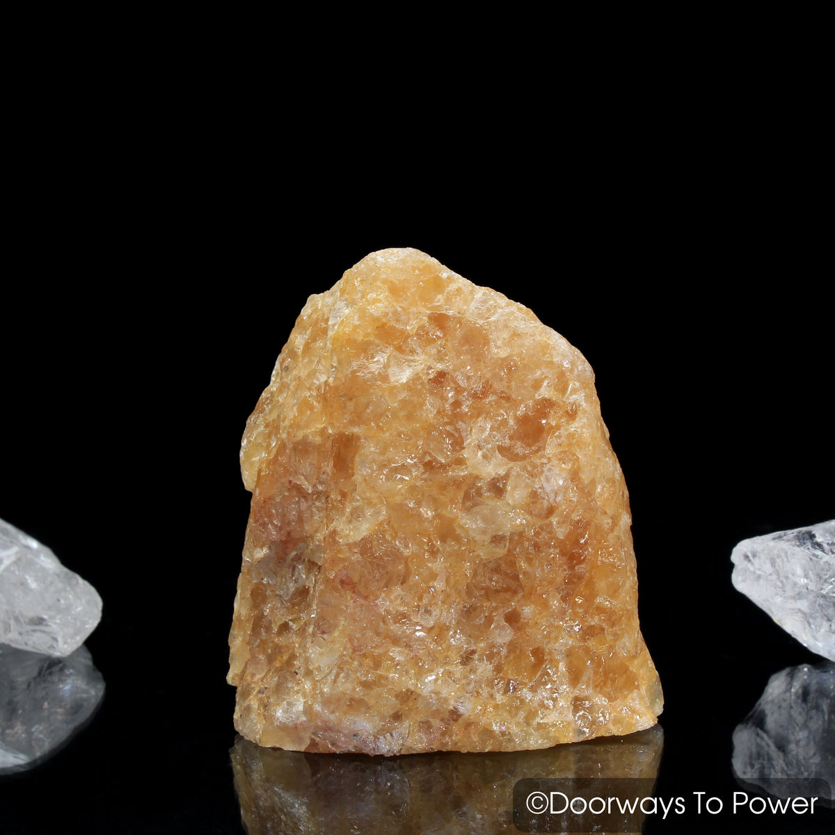 Himalaya Gold Azeztulite Quartz Crystal Altar Stone Azozeo Activated