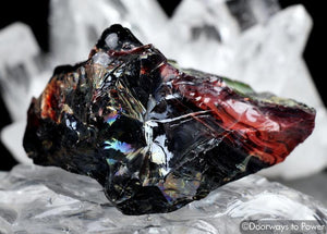  Iridium Black Dragons Blood Andara Crystal Gem Bi Color 