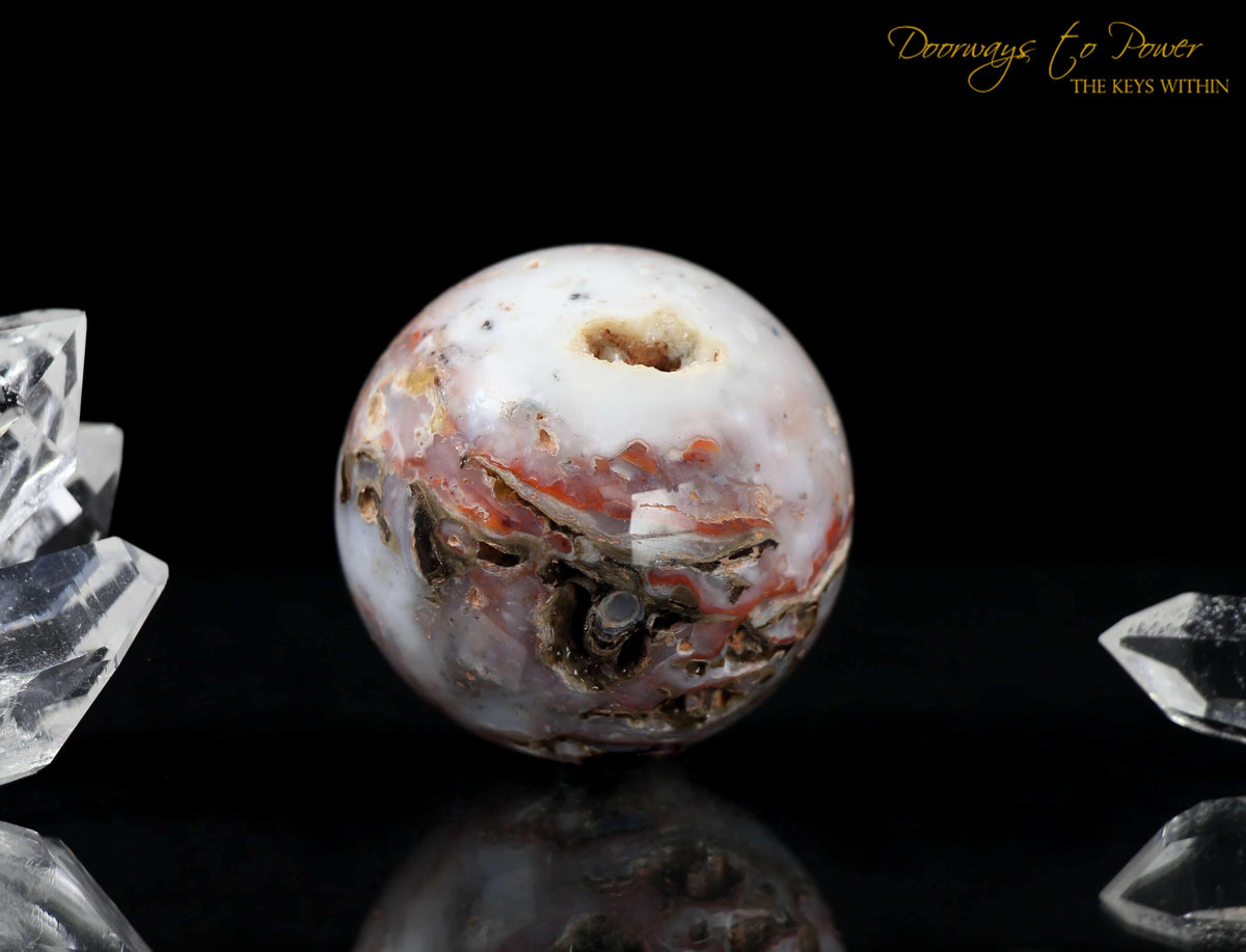Cinnazez Azeztulite Gemstone Sphere