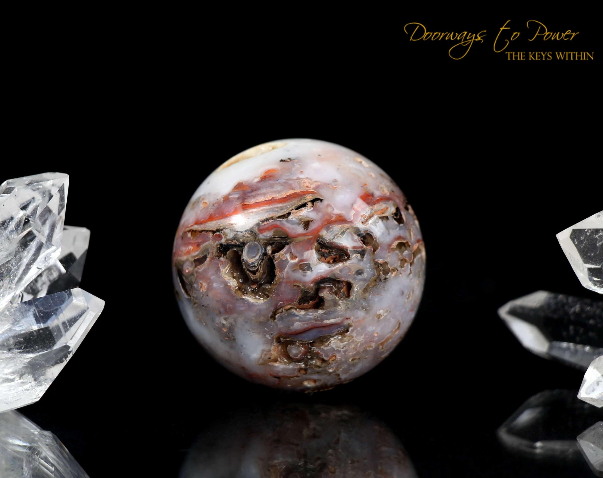 Cinnazez Azeztulite Gemstone Sphere