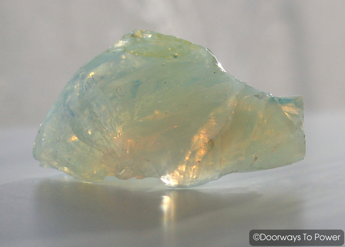 Angel Aura Opal Monatomic Andara Crystal w/ Rainbows 'Angel Codes'