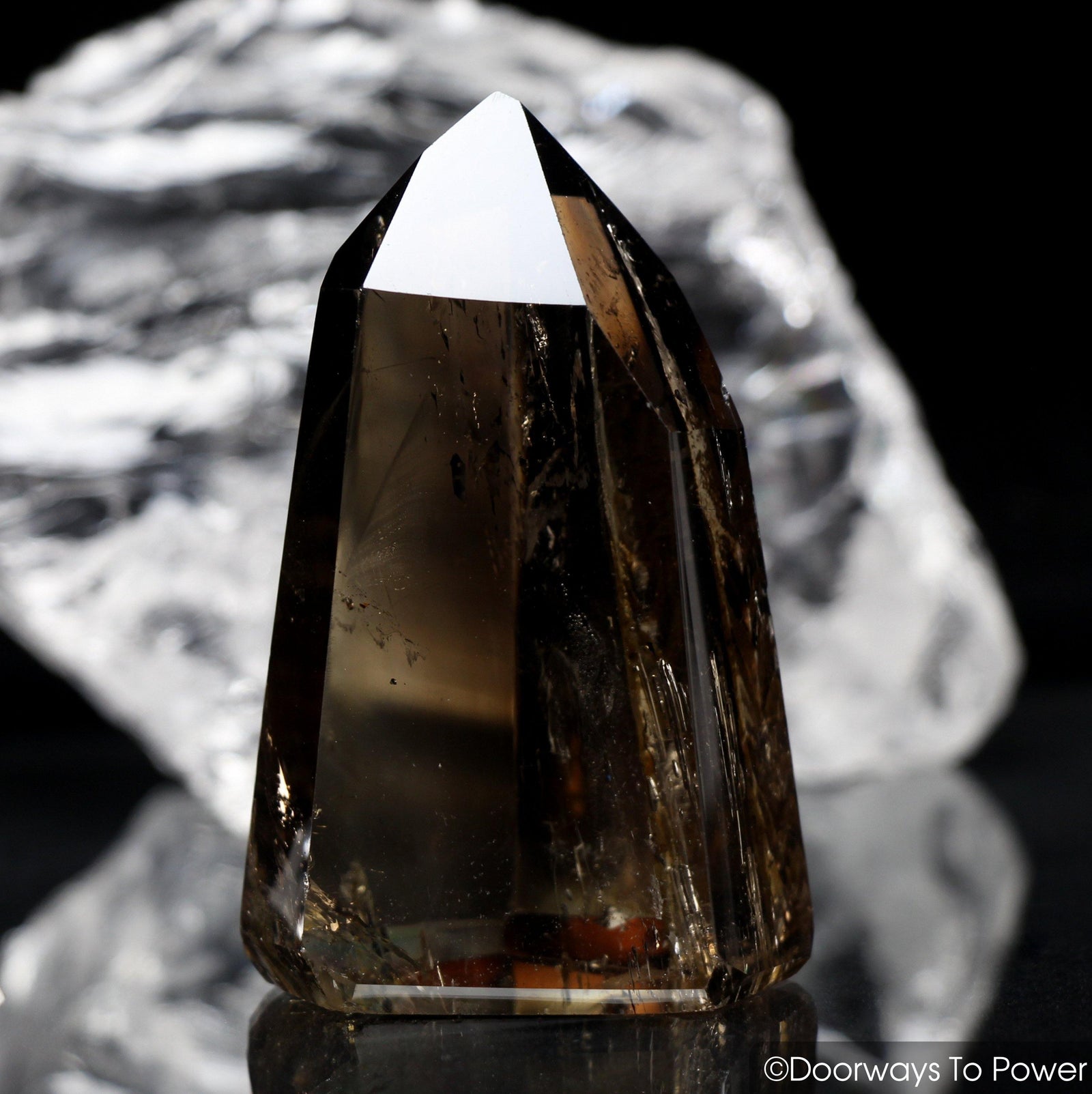 John of God Smoky Quartz Isis Crystal Point