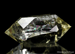 John of God Double Terminated Citrine Quartz Crystal