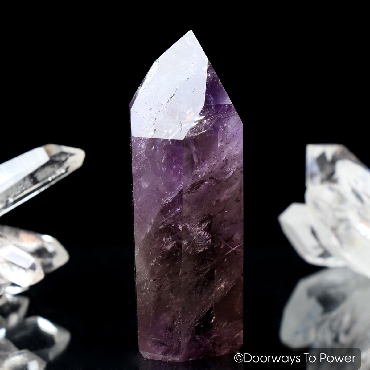 John of God Amethyst Temple Heart Dow Casa Quartz Crystal Point