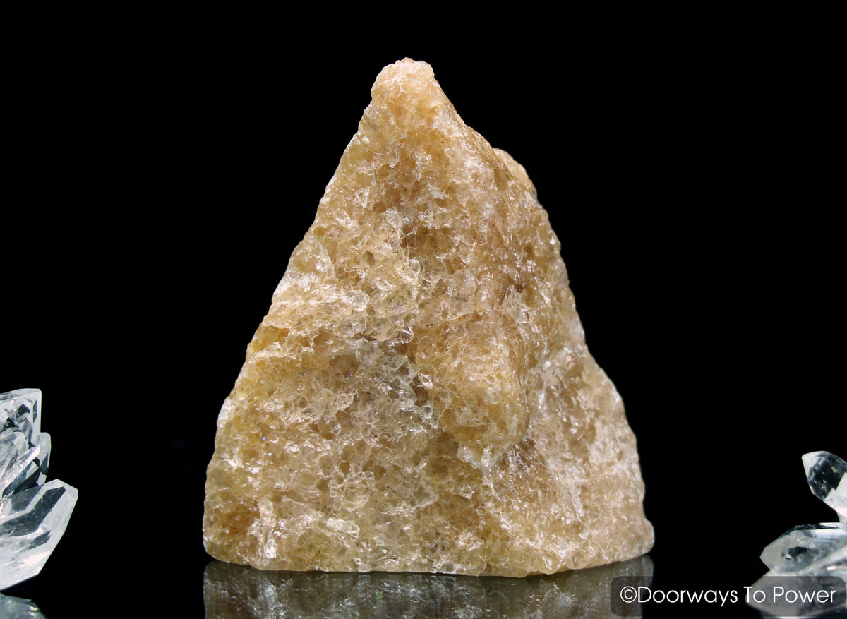 Himalaya Red Gold Azeztulite Crystal Altar Stone Azozeo Activated