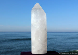 John of God Milky Quartz Channeling Casa Crystal Point