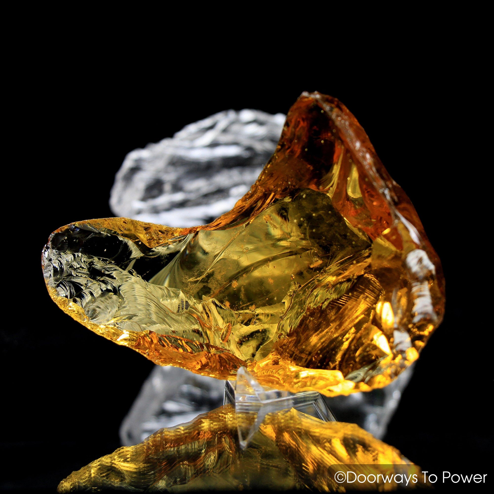 Lemurian Amber Monatomic Andara Crystal Authentic Lady Nellie