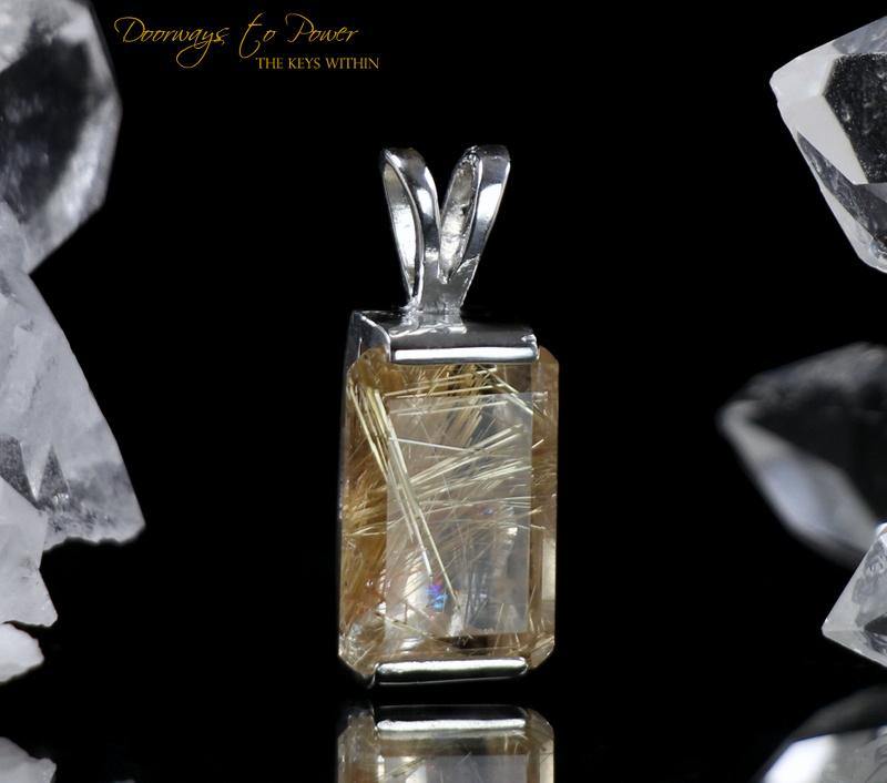 Golden Rutilated Quartz Pendant