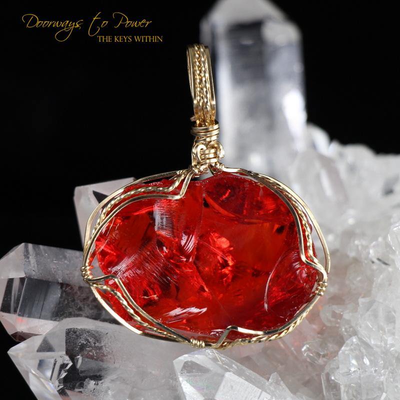 King Solomon Andara Crystal Pendant