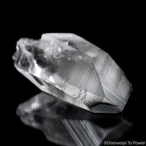 Black Phantom Lemurian Record Keeper Quartz DOW Crystal 