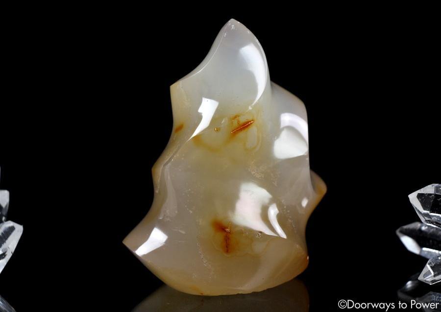 Shantilite Crystal Sculpture & Altar Stone 'Divine Peace' Shanti Light