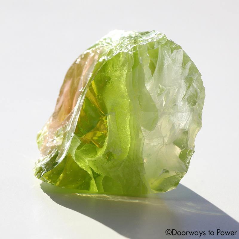 Rare Oracle Eye Radium & HGW Pink Bi Color Andara Crystal