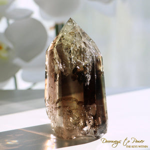 Citrine Phantom Quartz Crystal Point