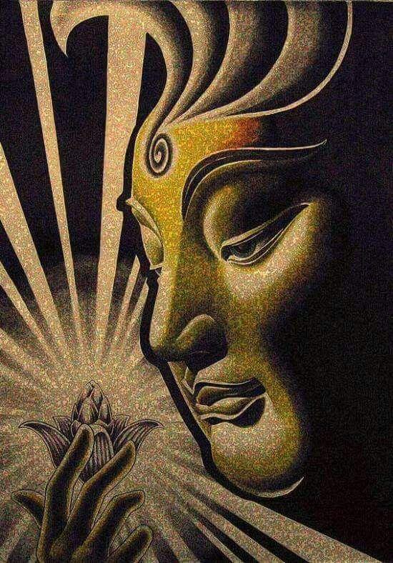 crystal buddha statue