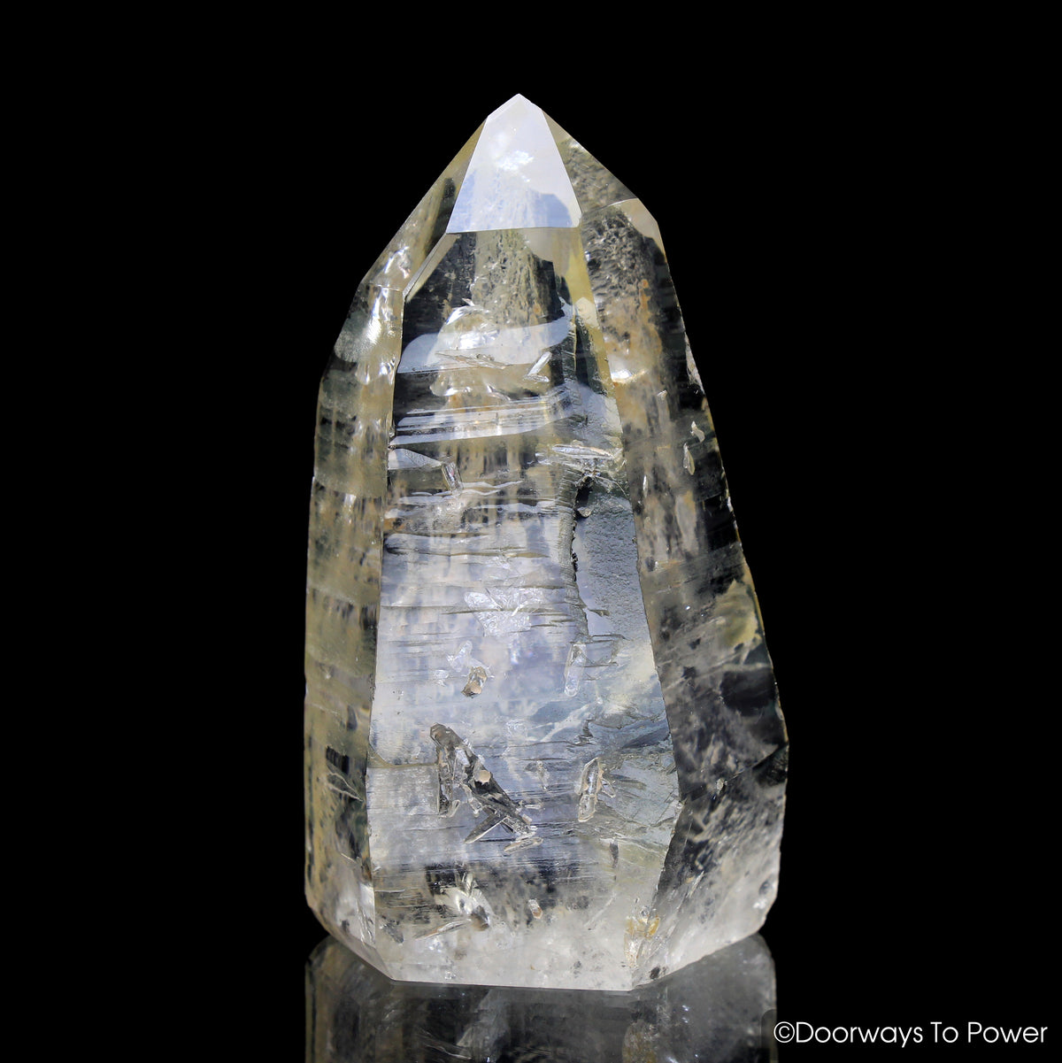 Golden Healer Lemurian Seed Record Keeper Crystal Point