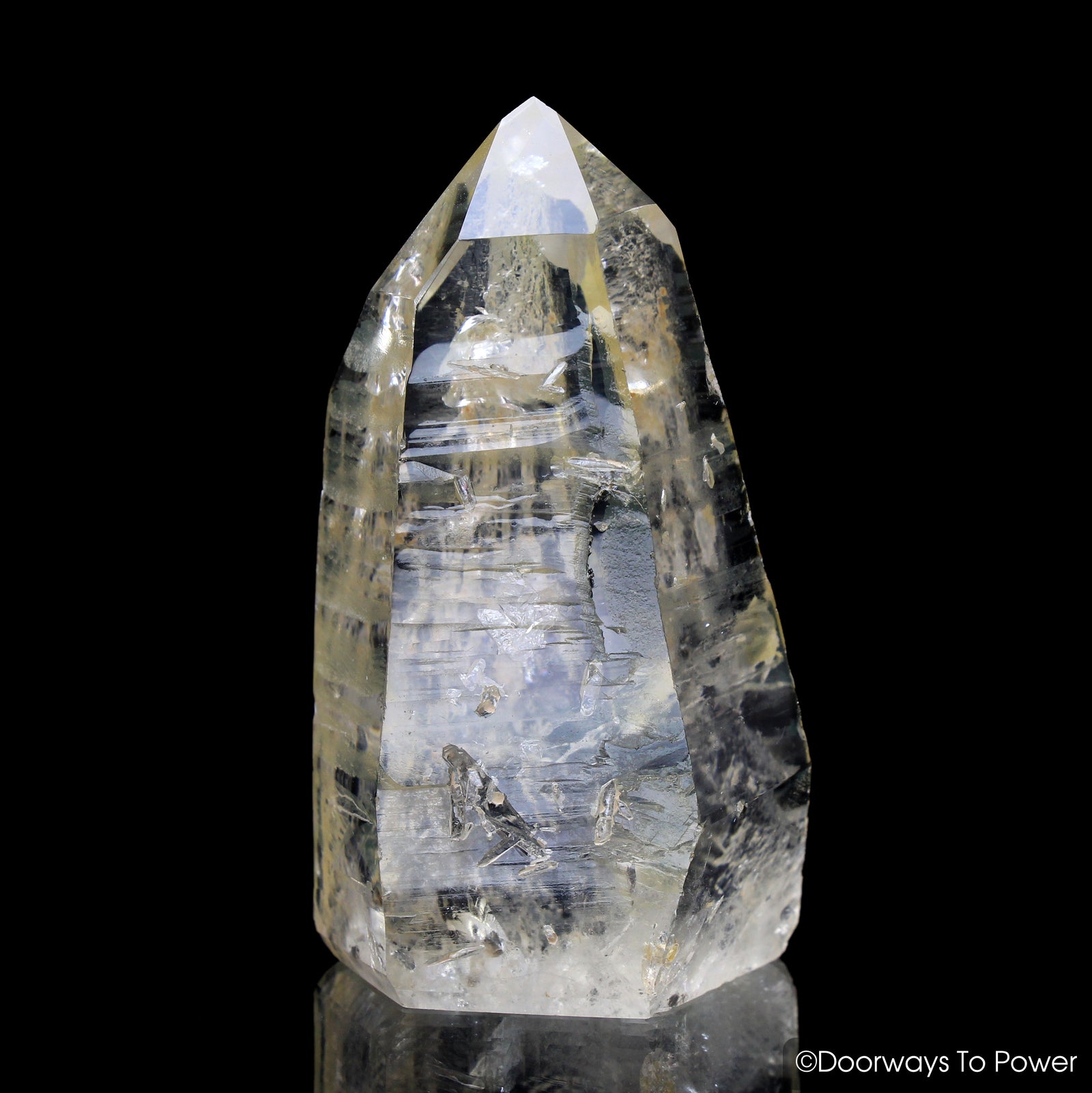 Golden Healer Lemurian Seed Record Keeper Crystal Point