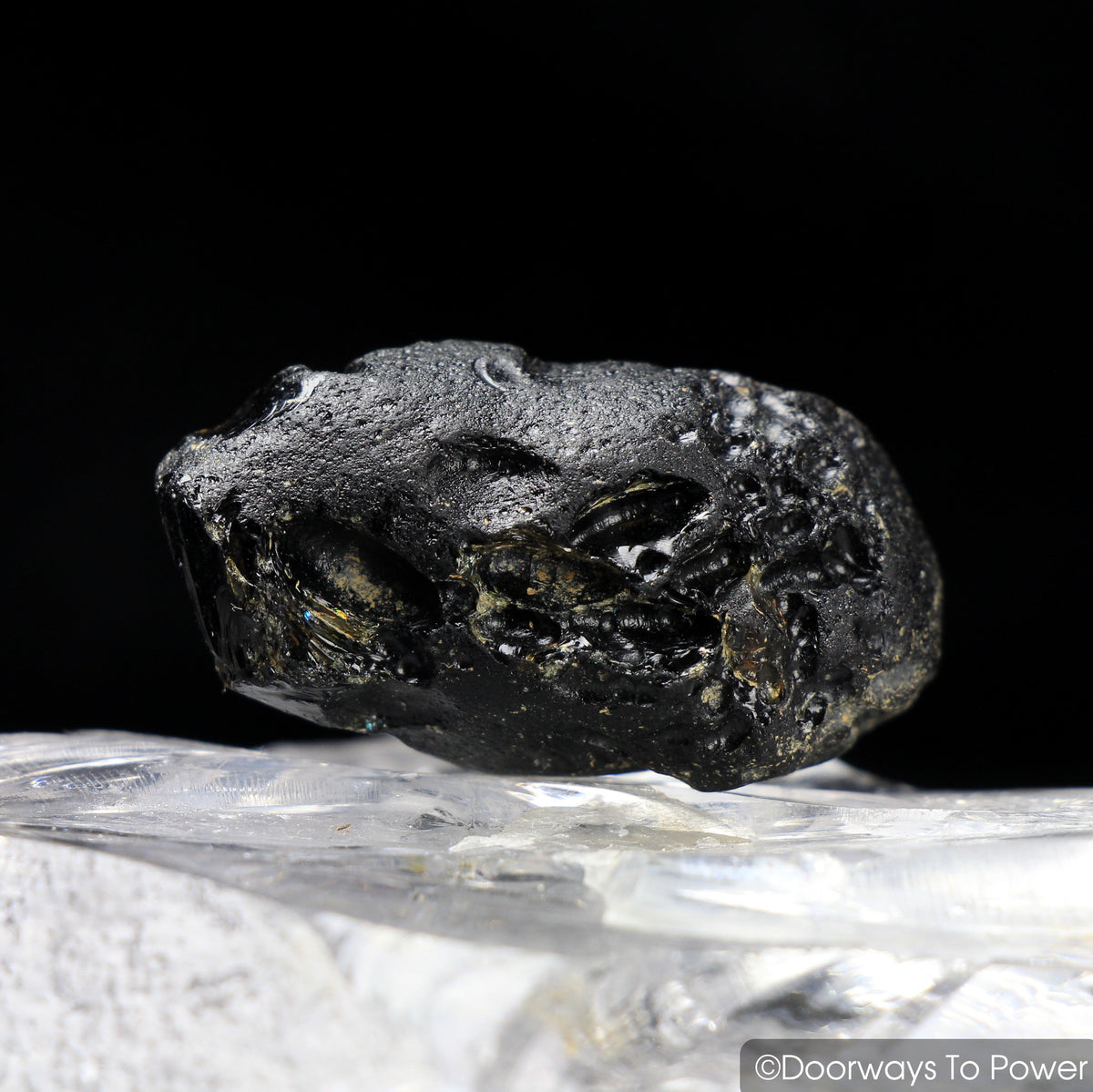  Tibetan Tektite Specimen & Synergy 12 Stone
