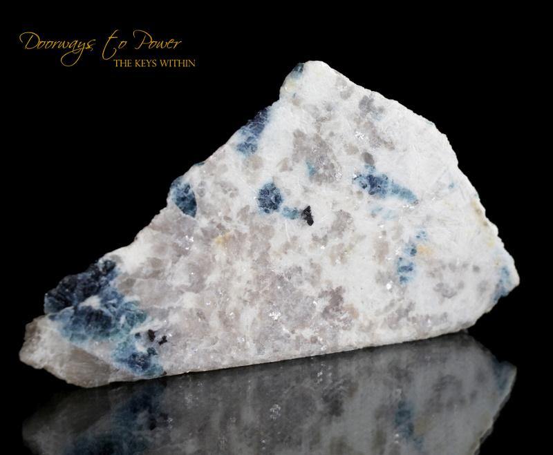 Blue Snowball Euphoralite Crystal Altar Stone