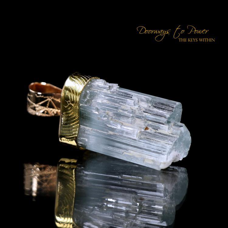 Aquamarine Pendant in 14k 