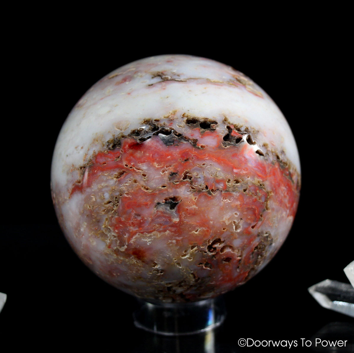 Cinnazez Azeztulite Crystal Sphere XL Azozeo Activated 