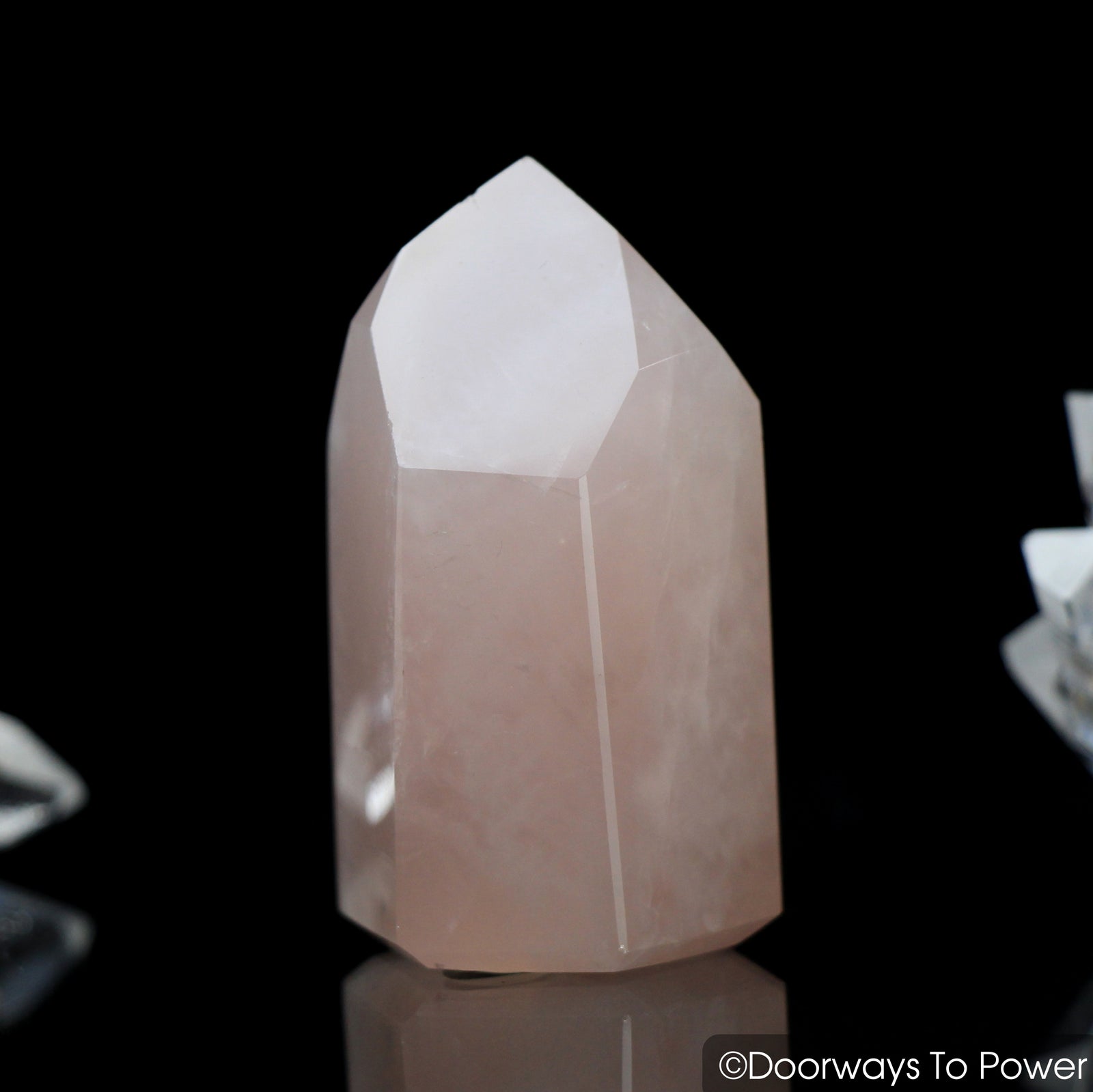 John of God Blessed Rose Quartz Casa Crystal Master Dow