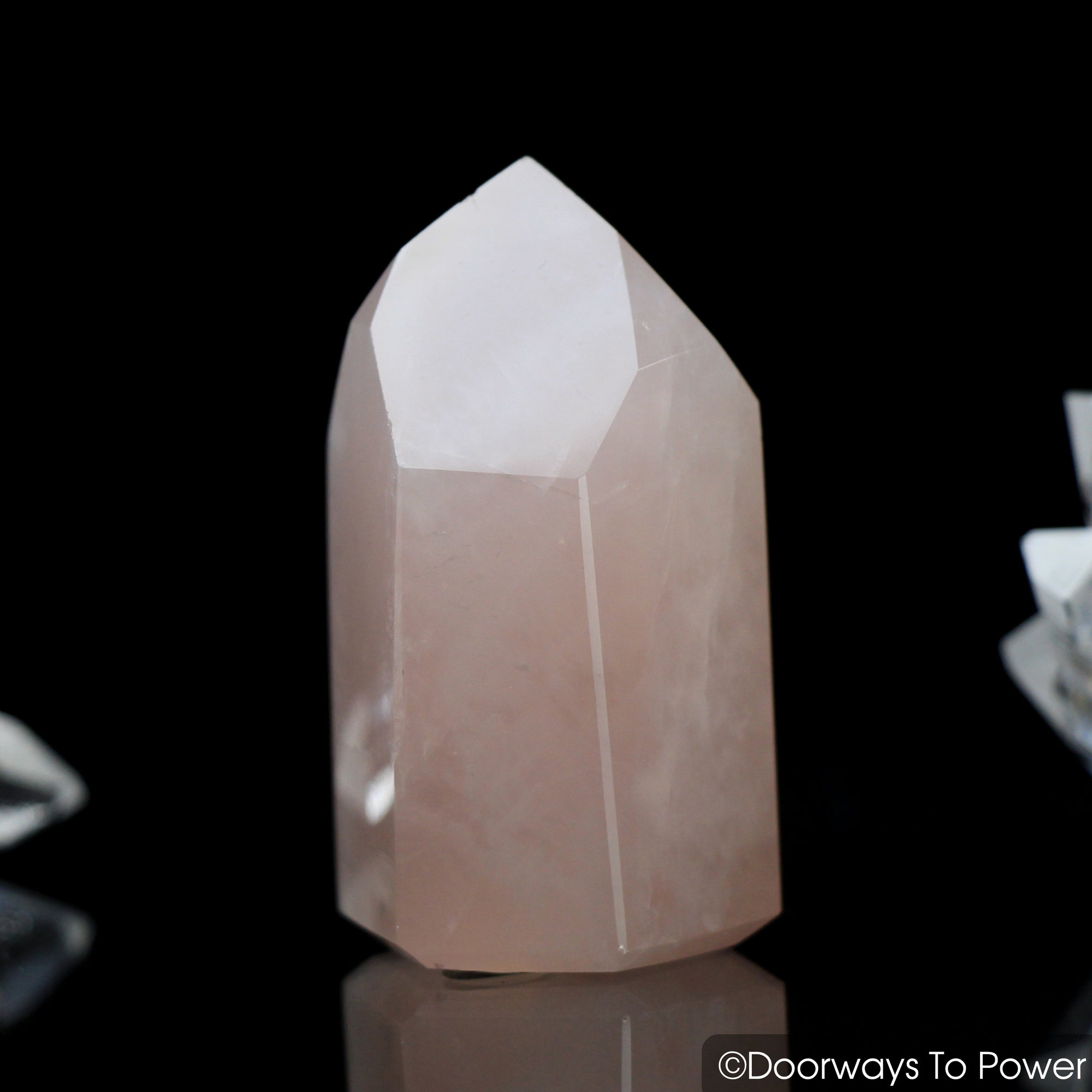 John of God Blessed Rose Quartz Casa Crystal Master Dow