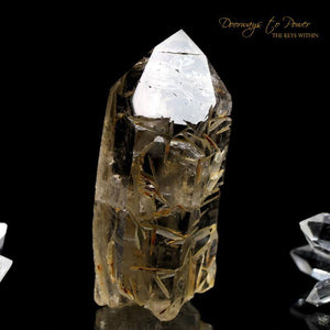 Golden Harmonics Spirit Paths Quartz Crystal