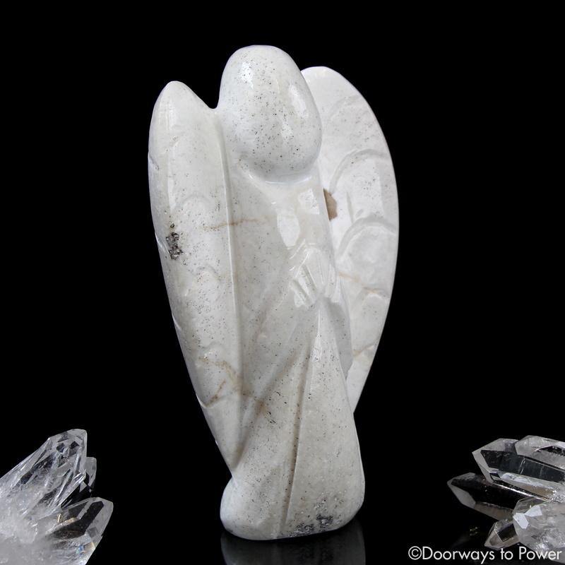 Scolecite Crystal Angel & Rare Synergy 12 Stone