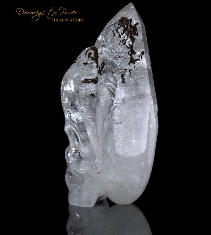 Lemurian Quartz Crystal Skull 
